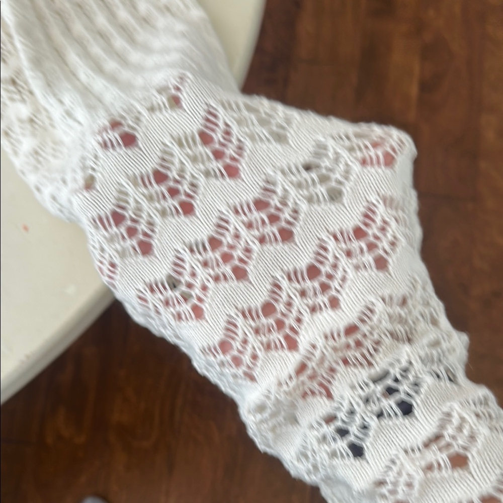 Abercrombie & Fitch Cream Lace Knit Pants - Picture 5 of 5